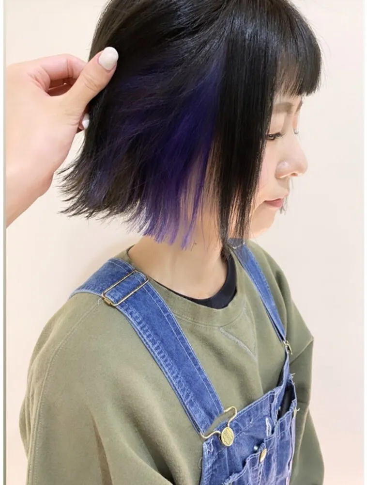 mini bob × inner lavender