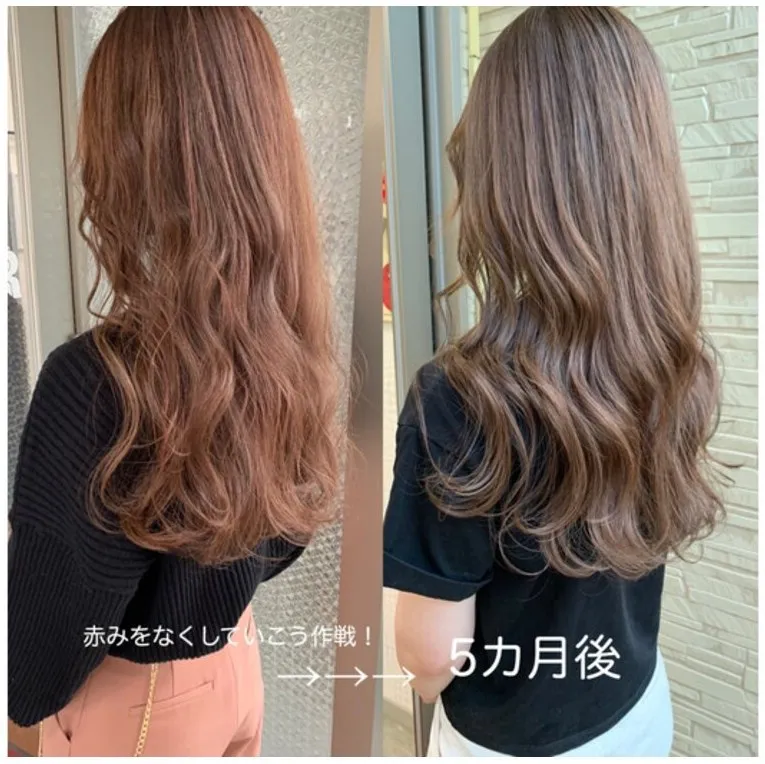 ブリーチなし！ダメージレスでベージュカラーに