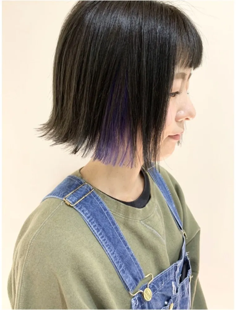 mini bob × inner lavender