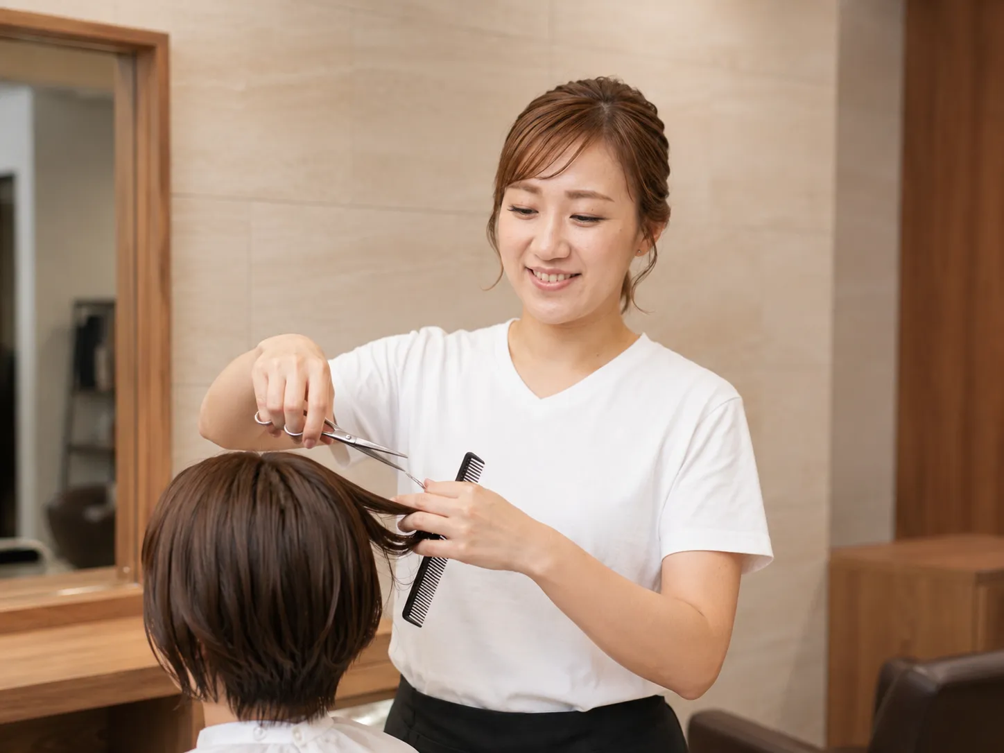 中村 たえ 施術中